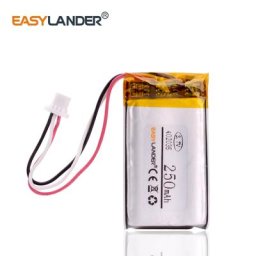 Batterie en lithium polymère 3.7 300 V 402035 mAh avec JST pour déterminer GPS régule 3 caméras