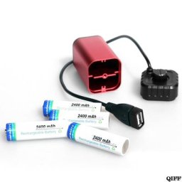 Portable USB étanche 5V 4X piles AA Kit livraison directe boîte support de chargeur APR28 vente