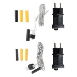 Prise UE AA AAA Éliminateur de Batterie Remplacer 2x 3x AA AAA Batterie Câble D'alimentation pour