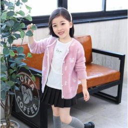 Cardigans à la mode pour enfants pulls pour filles vêtements d'hiver nouveau 2023