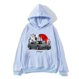 Anime Initial D JDM Automobile Hoodies Racing Car Mazda jas7 PVD Kids Y Hoodie Streetwear