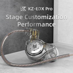 Kz EDXpro-Écouteurs de téléphone dynamiques avec microphone suppression du bruit contrôle du
