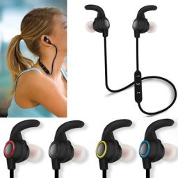Mini écouteurs magnétiques intra-auriculaires sans fil Bluetooth 4.1 micro stéréo pour sport