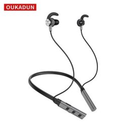 Casque Bluetooth à réduction de bruit ANC casque de cou sans fil étanche casque de sport avec