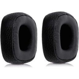 Avec coussinets d'oreille en cuir PU de remplacement noir/marron housse de coussin en mousse pour