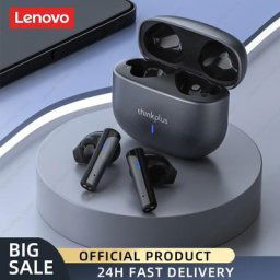 Lenovo-Écouteurs sans fil X20 écouteurs à contrôle tactile écouteurs de jeu basse clip d'oreille