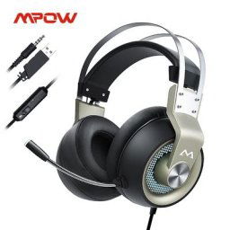 Mpow EG3 Pro – écouteurs Gaming pour iPad PS4 PC tablette ordinateur portable 3.5mm câble Jax