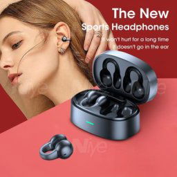 Écouteurs sans fil Bluetooth 5.3 oreillettes à oreille ouverte clip à conduction Sophia écouteurs