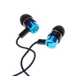 Écouteurs universels tressés écouteurs stéréo intra-auriculaires casque de sport écouteurs de