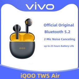 Vivo-Écouteurs sans fil IQOO TWS Air True Bluetooth 5.2 étanche IP54 avec micro pour touristes