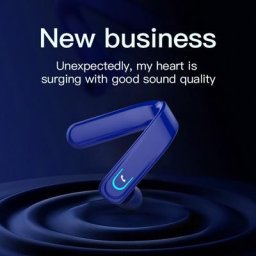 Écouteurs intra-auriculaires Bluetooth stéréo à une oreille longue veille écouteurs