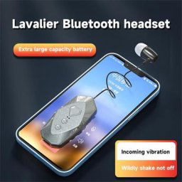 Lavalier – écouteurs sans fil Bluetooth 2022 oreillettes à Clip rappel d'appel Vibration