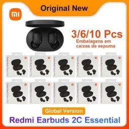 Xiaomi-Écouteurs sans fil Redmi Global avec micro véritables écouteurs Bluetooth écouteurs pour la