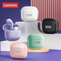 Lenovo Écouteurs LP40 Pro TWS Sans-fil Oreillette Authentique Casque Réducteur de Bruit Contrôle