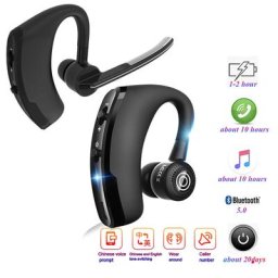 Écouteurs Bluetooth v8 stéréo HD sans fil avec micro kit mains dans la voiture pour téléphone