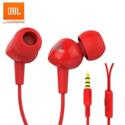 JBL-Écouteurs filaires d'origine C100Si écouteurs stéréo basses profondes musique sport course