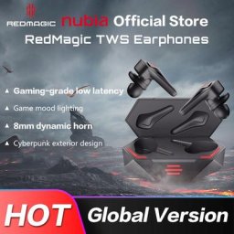 NUBIA-Écouteurs sans fil Bluetooth RedMagic TWS Cyberpods faible latence 39ms autonomie de la