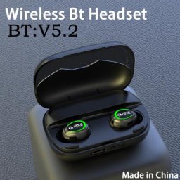 Écouteurs sans fil Bluetooth TWS casque à commande par clé veille extra longue écoute de la
