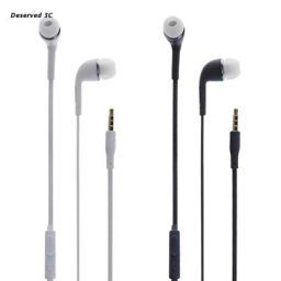 Écouteurs stéréo 3.5mm casque avec micro pour samsung Galaxy S6 S5 S4 S3