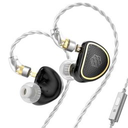 Balchoses-Écouteurs intra-auriculaires à armature filaire réduction du bruit prise 3.5mm port