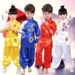 Costume de Taekwondo Dobok Wushu pour enfants kimono vêtements de judo Kung Fu chinois vêtements