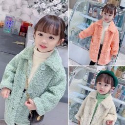Veste d'hiver longue pour filles manteau chaud mode optique bébé enfants enfants 2-6 ans
