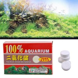 Comprimés de dioxyde de carbone 36 pièces pour plantes d'aquarium poissons pour réservoir
