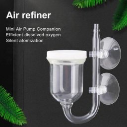 Diffuseur d'oxygène en verre pour aquarium raffineur d'oxygène diffuseur de CO2 pierre d'air
