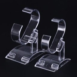 Support en plastique transparent pour montre-bracelet présentoir en acrylique transparent pour