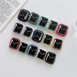 Juste de protection pour Apple Watch pare-chocs en silicone 45mm 41mm 44mm 40mm 42mm 38mm