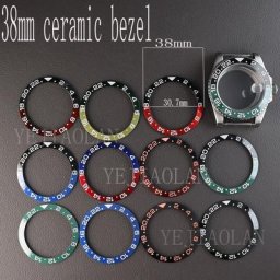 Pièces de matiques de montre de luxe pour hommes insert de lunette en céramique 38mm Gstuff-master