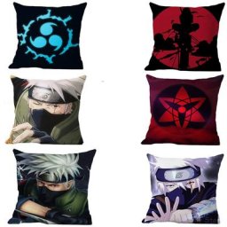 NarAAAkatsuki-Juste de coussin Anime taie d'oreiller de remplacement dessin animé décoration de