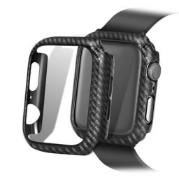 Boîtier de protection antichoc en carbone pour Apple Watch pour Apple watch 6 5 4 42mm 38mm 44mm