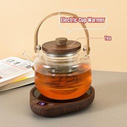 Sous-verre électrique AC110-240V chauffe-tasse 3 engrenages température constante pour le lait