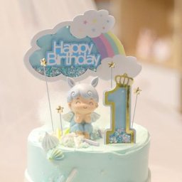 Décoration de gâteau d'anniversaire pour enfants numéro 0-9 joyeux anniversaire fête