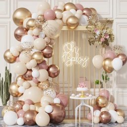 Kit d'arche de guirxiété de ballons en latex décoration de fête d'anniversaire mariage confettis