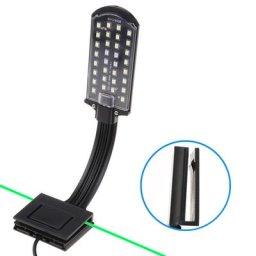 Lampe LED imperméable à clipser pour Aquarium C42 éclairage Simple à eau pour culture de plantes