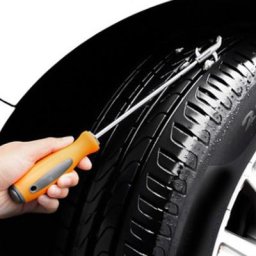 Grattoir de pierre à crochet de nettoyage de pneus pour moto voiture dissolvant de pierre de