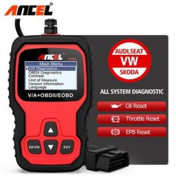 ANCEL-Outil de diagnostic de voiture VD500 lecteur de code OBD2 EAU pour Volkswagen Audi Skoda