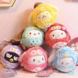 Porte-clés en peluche kawaii Sanrio hibou Cosplay jouet de décoration de maison pour filles jouet