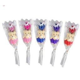 Bouquet de fleurs de rose de Regina parfumées cadeau de fête pour femme fille anniversaire Leon