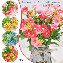 Fleurs artificielles en pot Simulation de fleur en plastique décor Vintage de mariage Bouquet de