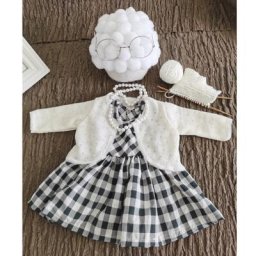 Ensemble d'outils de crochet pour faux cheveux perle collier robe pull 3 à 5 mois