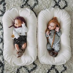 Nid de Bébé Portable en Tissu de Coton pour Nouveau-Né Fille et Garçon