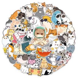 Autocollants chat chat chat chat mignon Kawaii Stickers animaux mignons jouets pour enfants