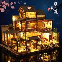 Maison de courses en bois bricolage pour enfants architecture japonaise maisons à beurre