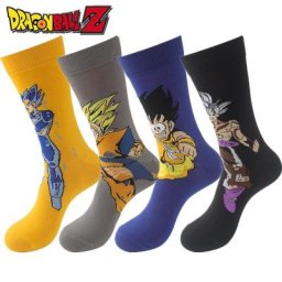 Chaussettes Dragon Ball pour hommes et femmes 1 paire chaussettes de styliste Anime Harajuku