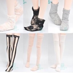 Chaussettes fines pour poupée accessoires de mode Fits1/3 1/4 1/6 esse SD MSD YOSD BJD