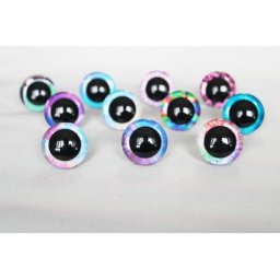10 paires 9mm- 35mm Nouvelle mode 3D jouet yeux de sécurité yeux de poupée avec rondelle arrière