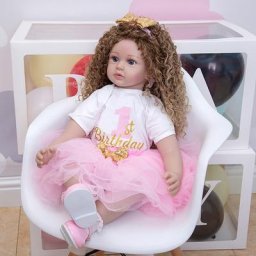 Poupées Menina de 60 CM cheveux longs et réalistes corps en tissu de Silicone doux jouets Boneca
